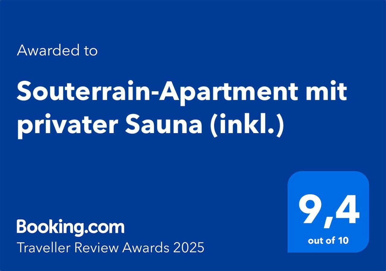 דיסבורג Souterrain-Apartment Mit Privater Sauna מראה חיצוני תמונה